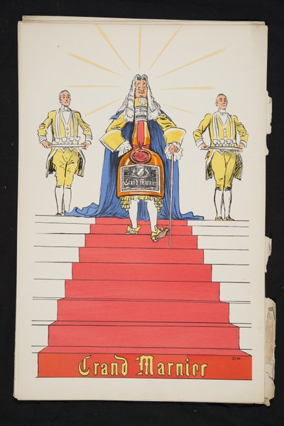 Publicité pour Grand Marnier, de White Bottoms, pub. 1927 - Sem